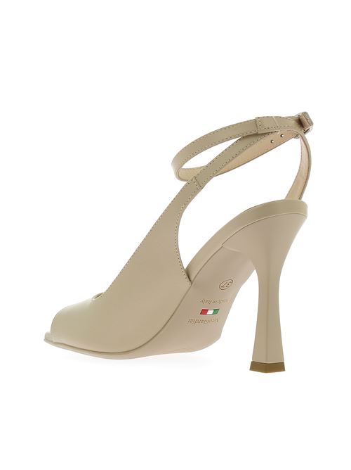 sandalo elegante in pelle beige NERO GIARDINI | E307280DE453